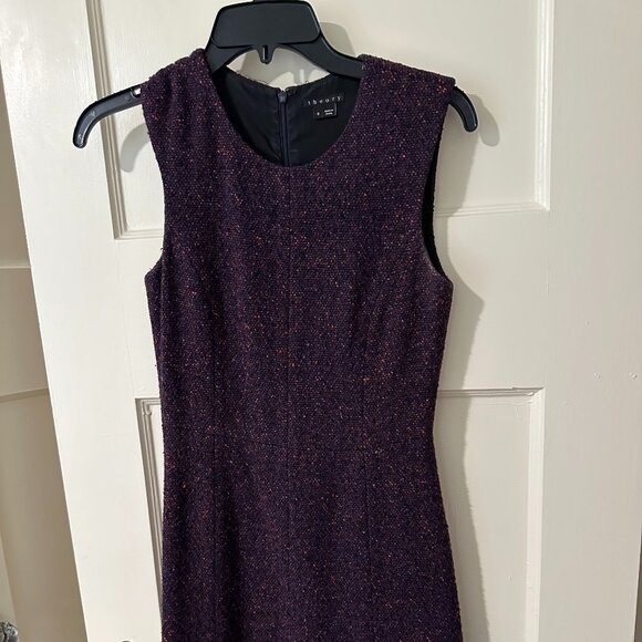 Theory tweed flare minidress - size 0 - Picture 1 of 3